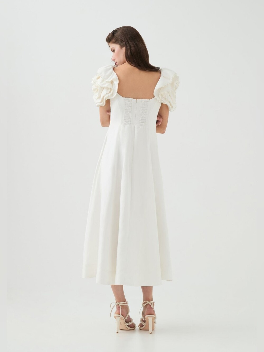 Twyla Midi Dress￼￼￼￼￼￼AJE Twyla Midi Dress Size US 4 - Picture 5 of 9